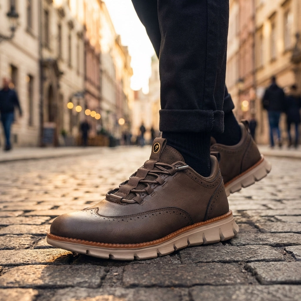 Zapatillas luxury oxford de cuero King
