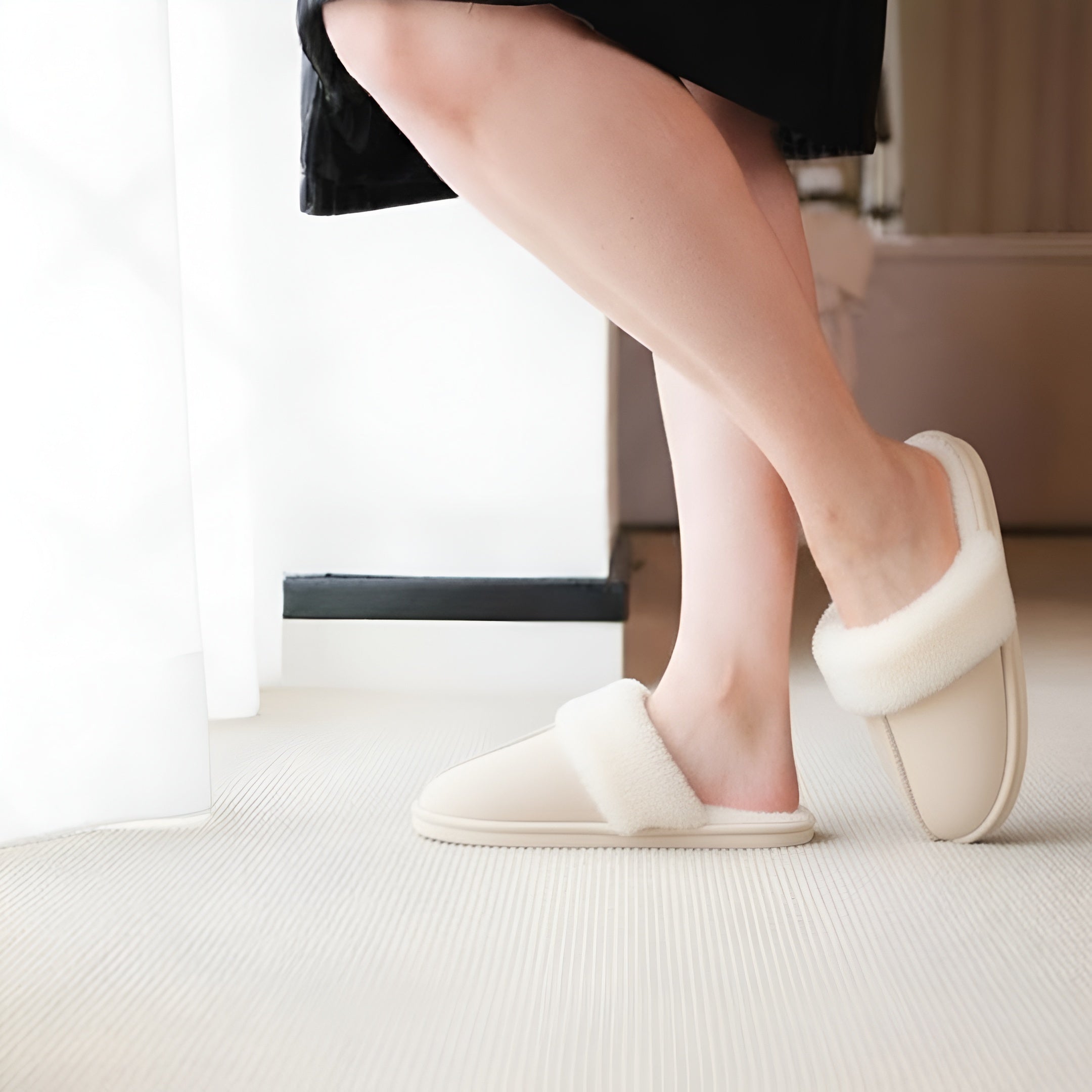 Pantuflas Confort Jane Crema
