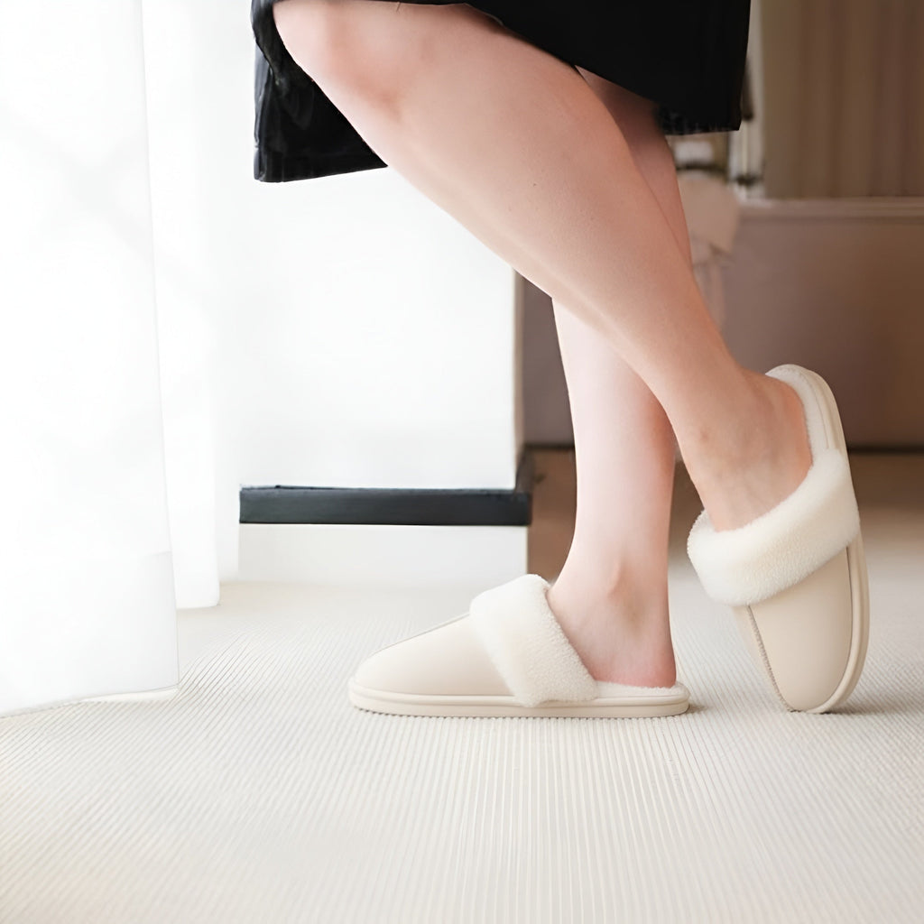Pantuflas Cozy Jane - Confort de peluche para la relajación diaria
