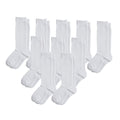 Calcetines Media Caña Pack 10 Blanco