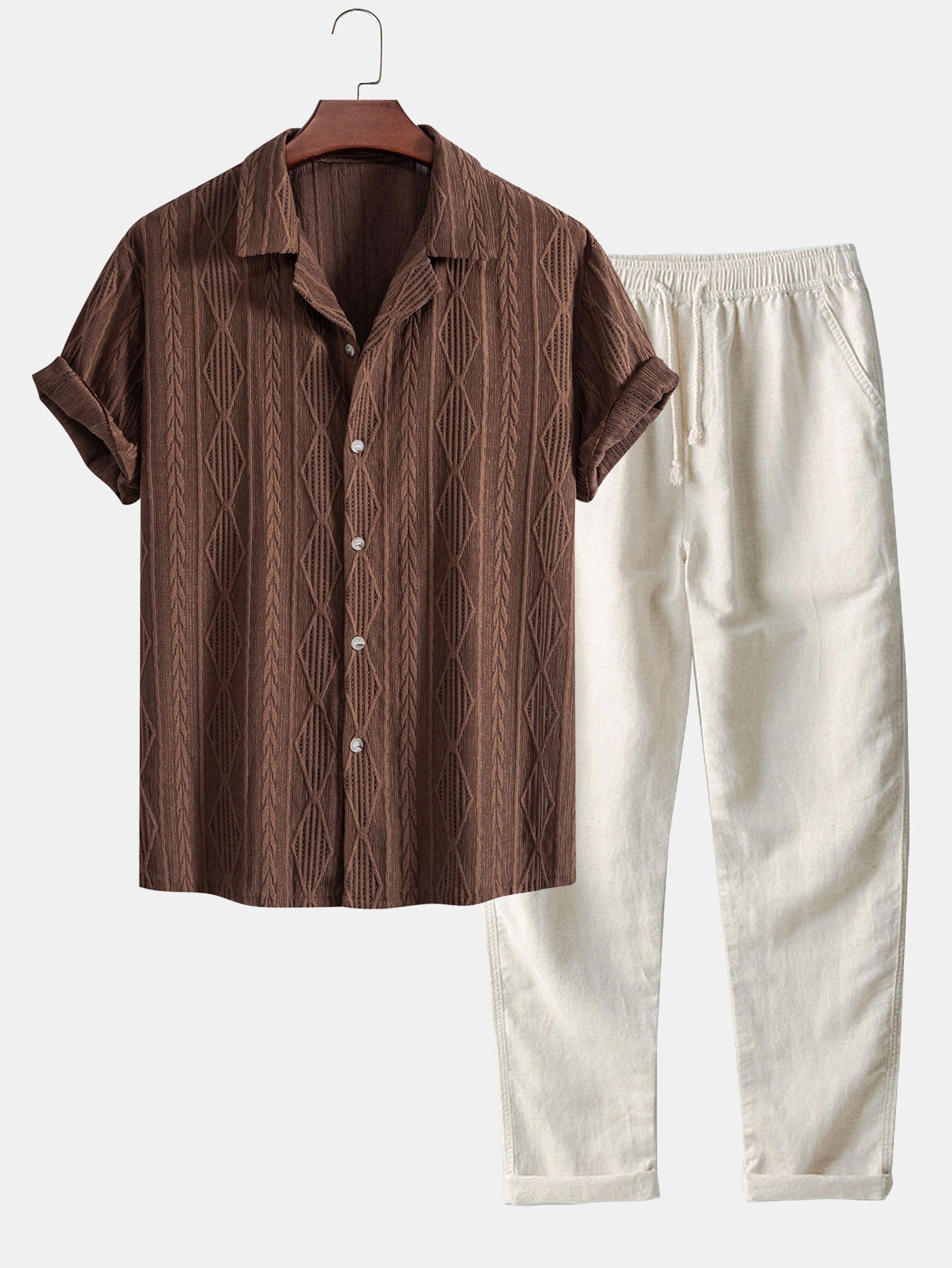 California Resort Set 2x1 Camisa + pantalón