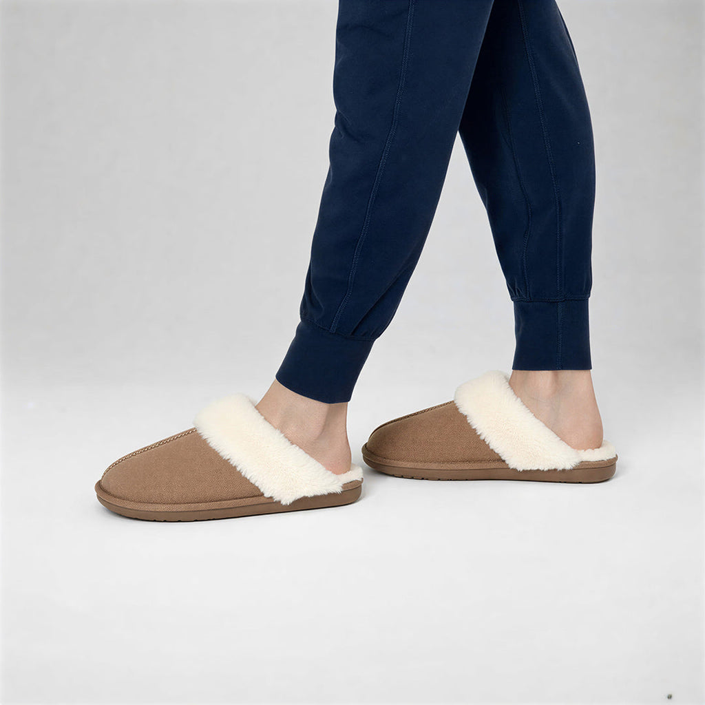 Pantuflas Cozy Jane - Confort de peluche para la relajación diaria