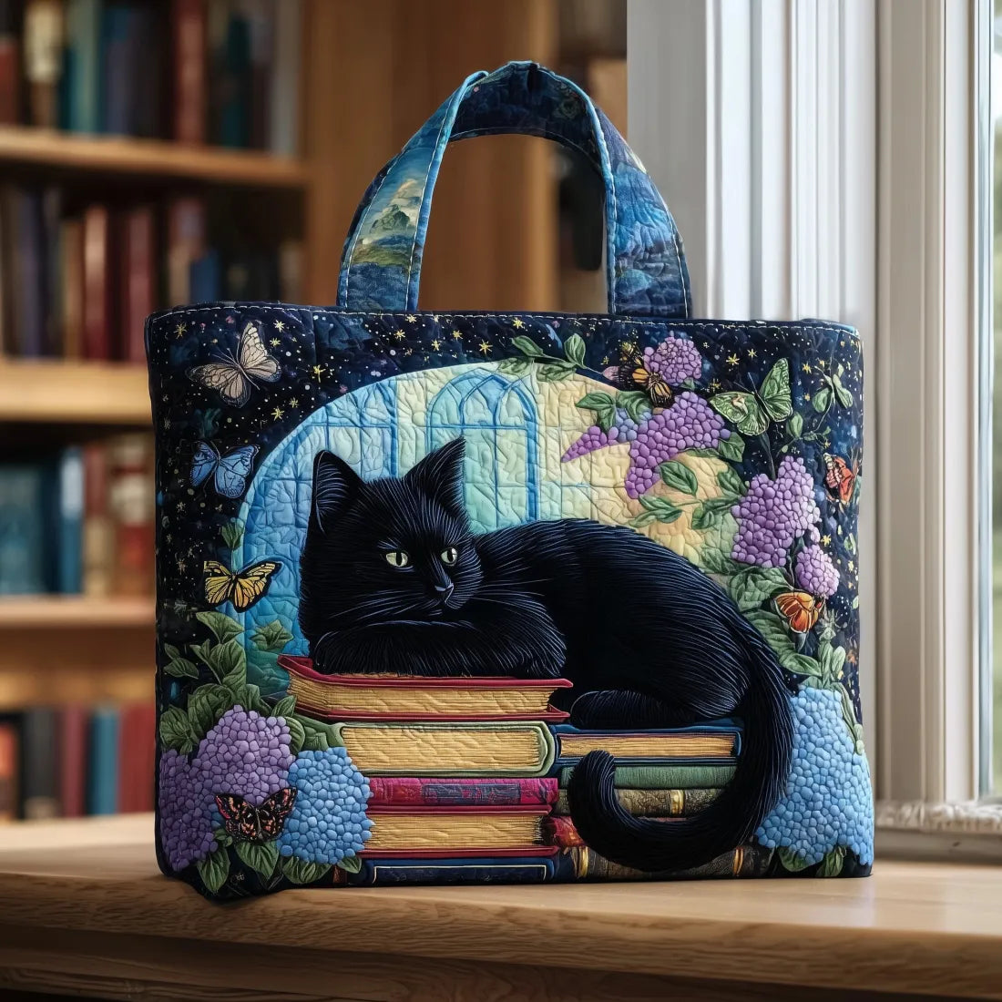 Bolso Chat Noir hecho a mano en Books