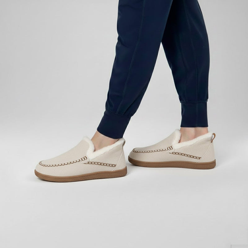 Pantuflas Confort Atom Crema