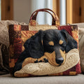 Bolso para perro salchicha hecho a mano