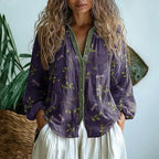 Brillare | Camisa fresca elegante con estampado floral