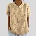 Blusa floral Elegante amarilla