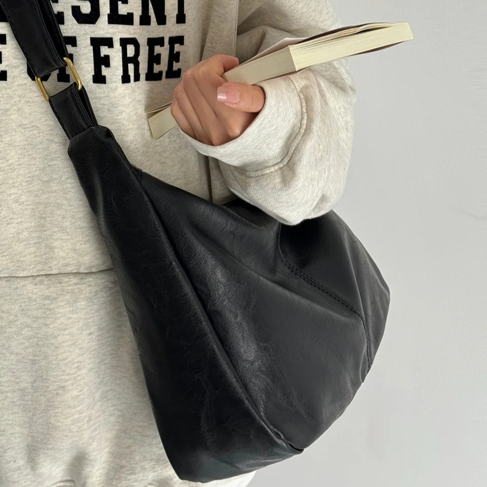 Bolso de hombro California Negro
