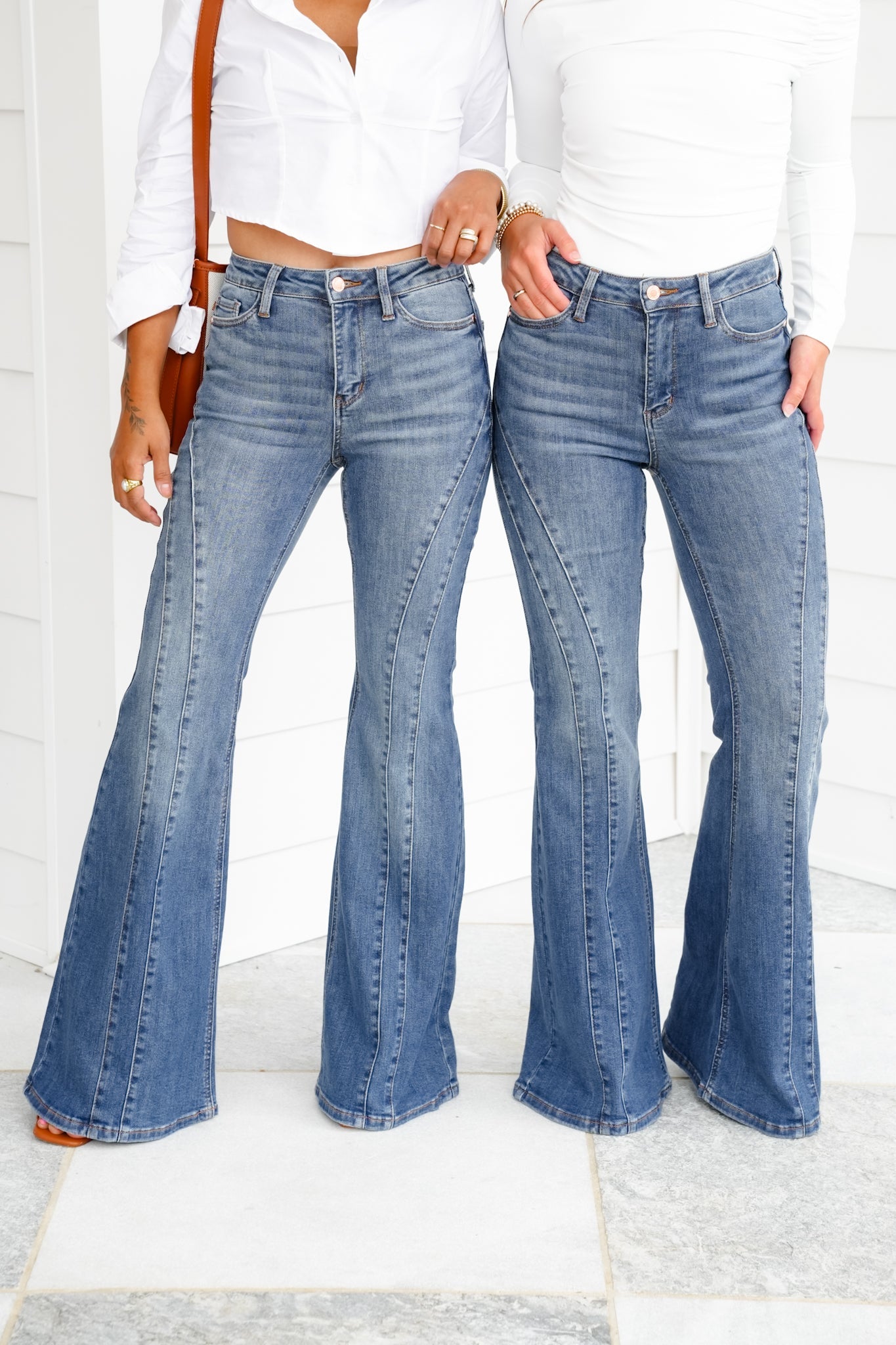 Re stock | Jeans Bota campana de tiro medio