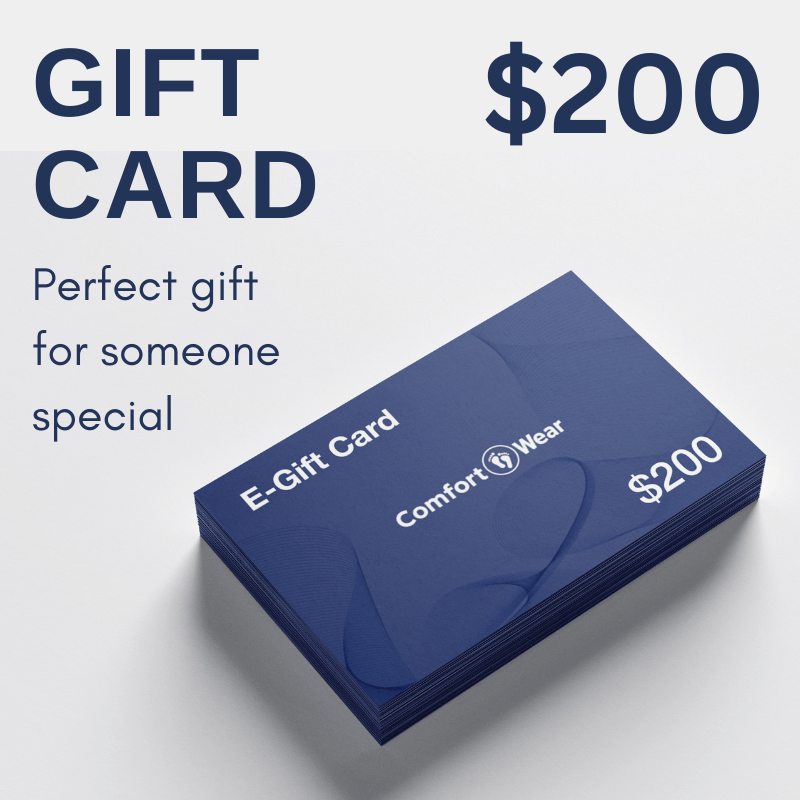 Tarjeta de regalo ComfortWear – Valor de 200 dólares
