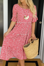 Zara outfit completo | Vestido Midi de Manga Corta + Sandalias de verano para mujer 2x1