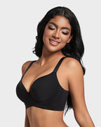 Sujetador push-up escotado que alisa la espalda