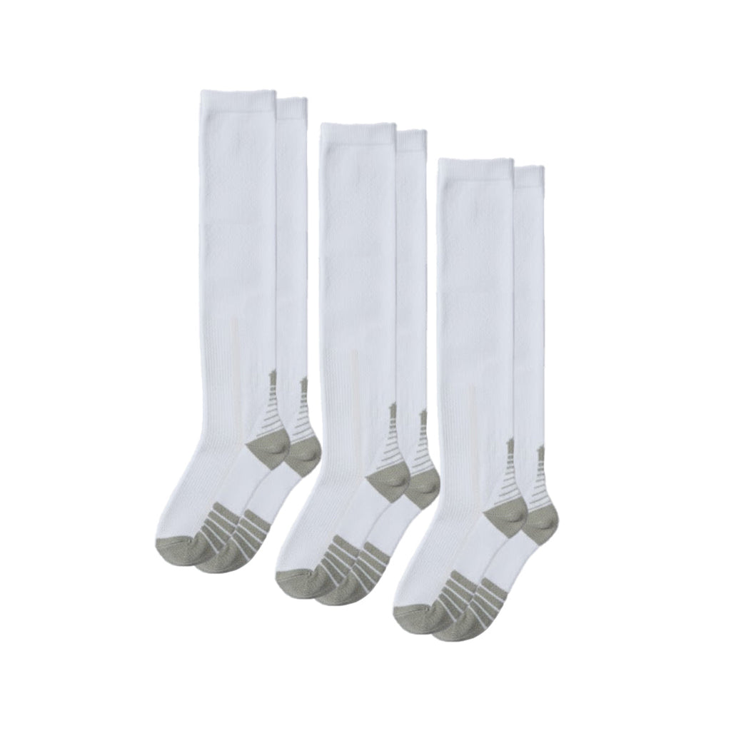 Calcetines Compresión Pack 3 Blanco