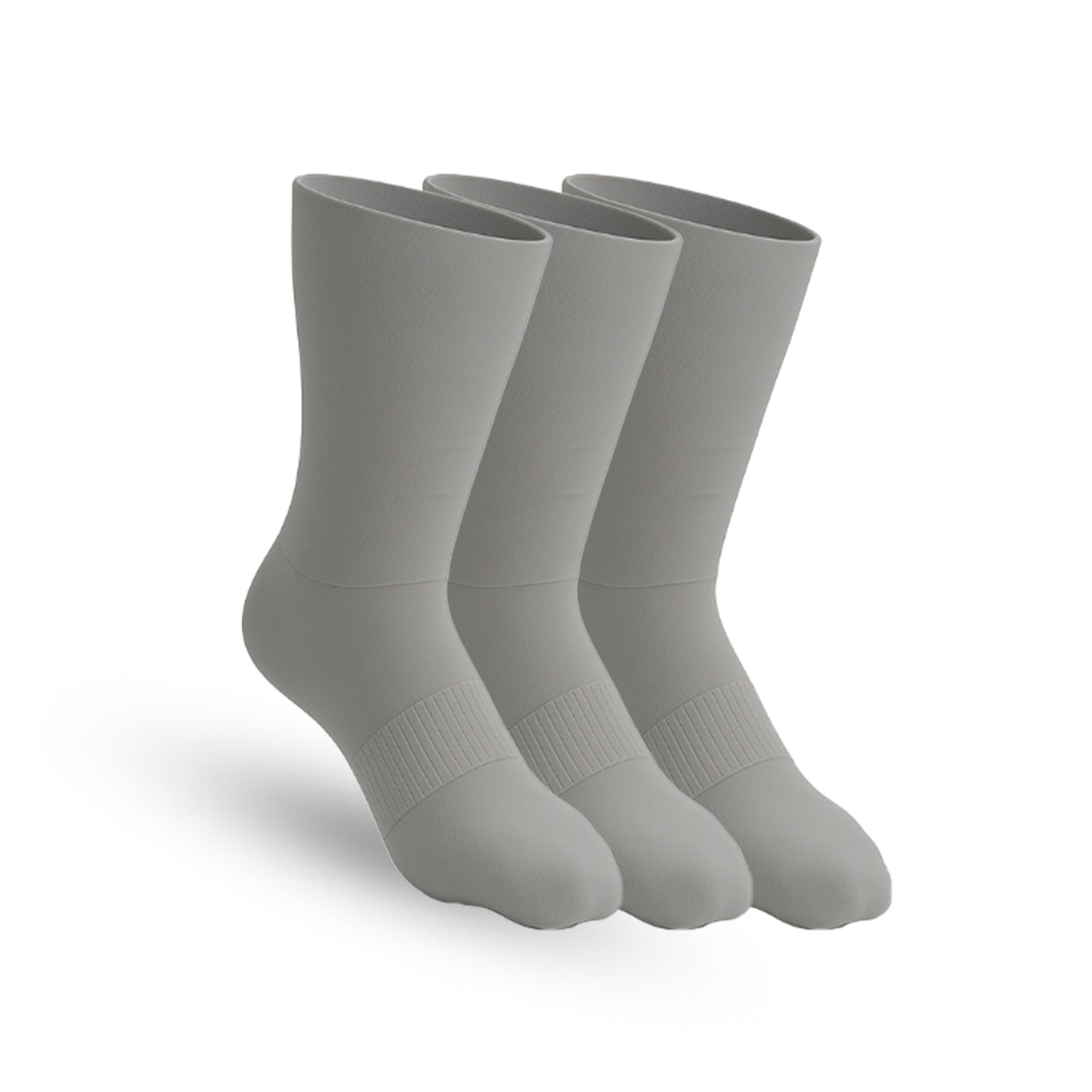 Calcetines Media Caña Pack 3 Gris