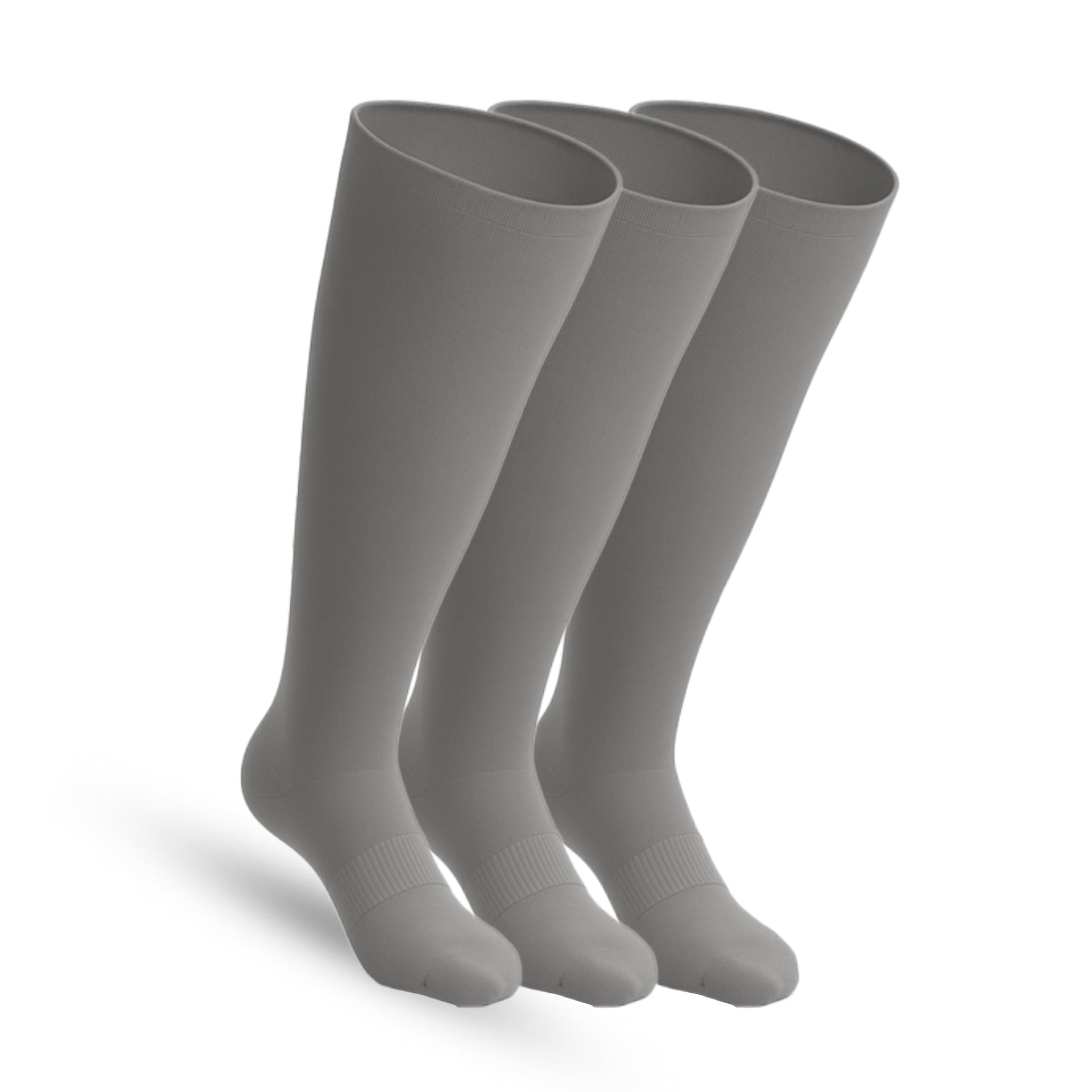 Medias Rodilla Pack 3 Gris