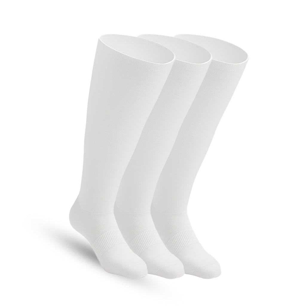 Medias Rodilla Pack 3 Blanco