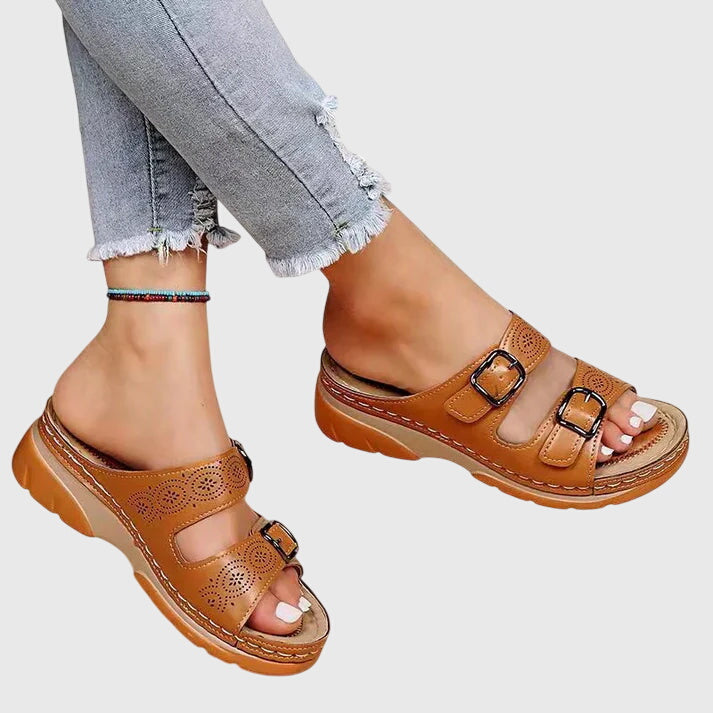 Olivia - Orthopedische Sandalen van Leer