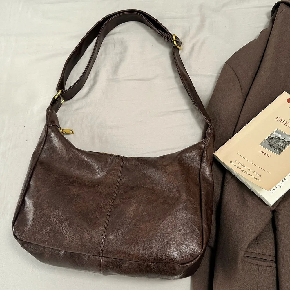 Bolso de hombro California Negro