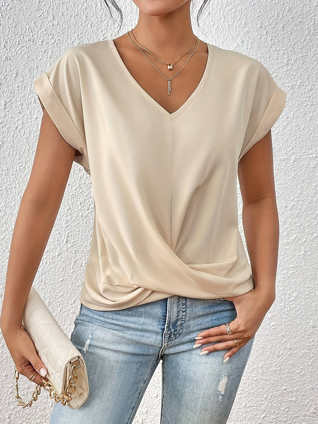 Brillare status® | Camiseta cómoda con elegante escote ¡TEMPORALMENTE 1+1 GRATIS!