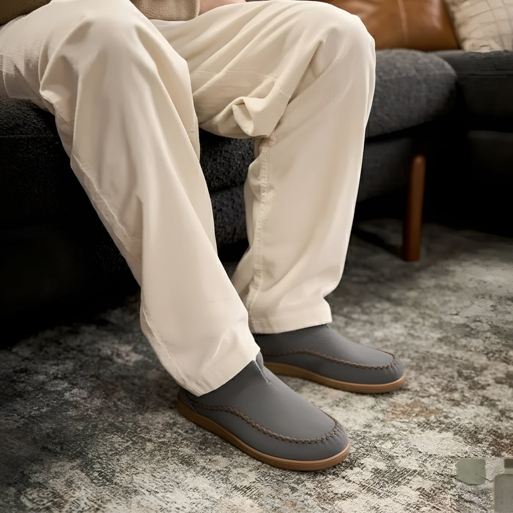 Pantuflas Confort Atom Gris