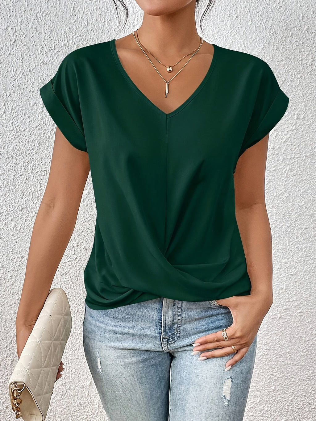 Brillare status® | Camiseta cómoda con elegante escote ¡TEMPORALMENTE 1+1 GRATIS!