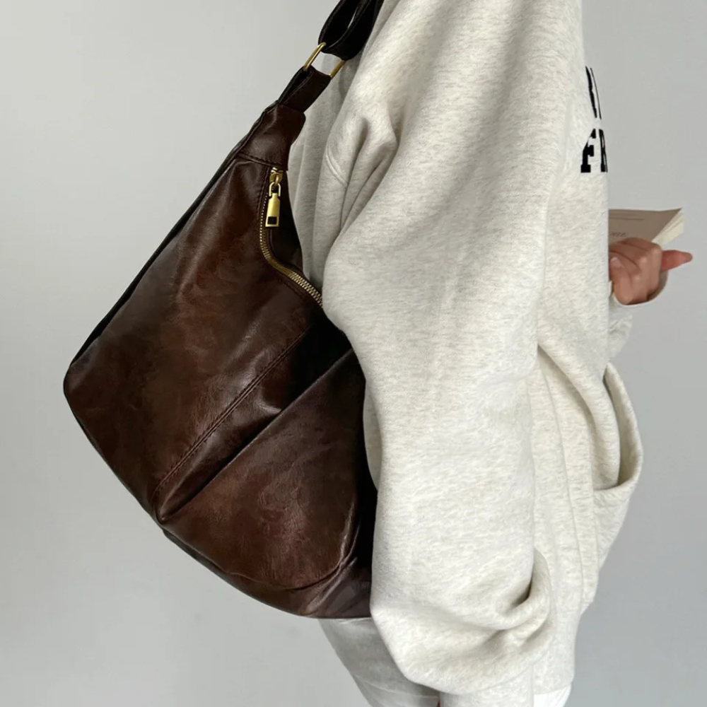 Bolso de hombro California Negro