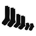Calcetines Elásticos Pack 3 Negro