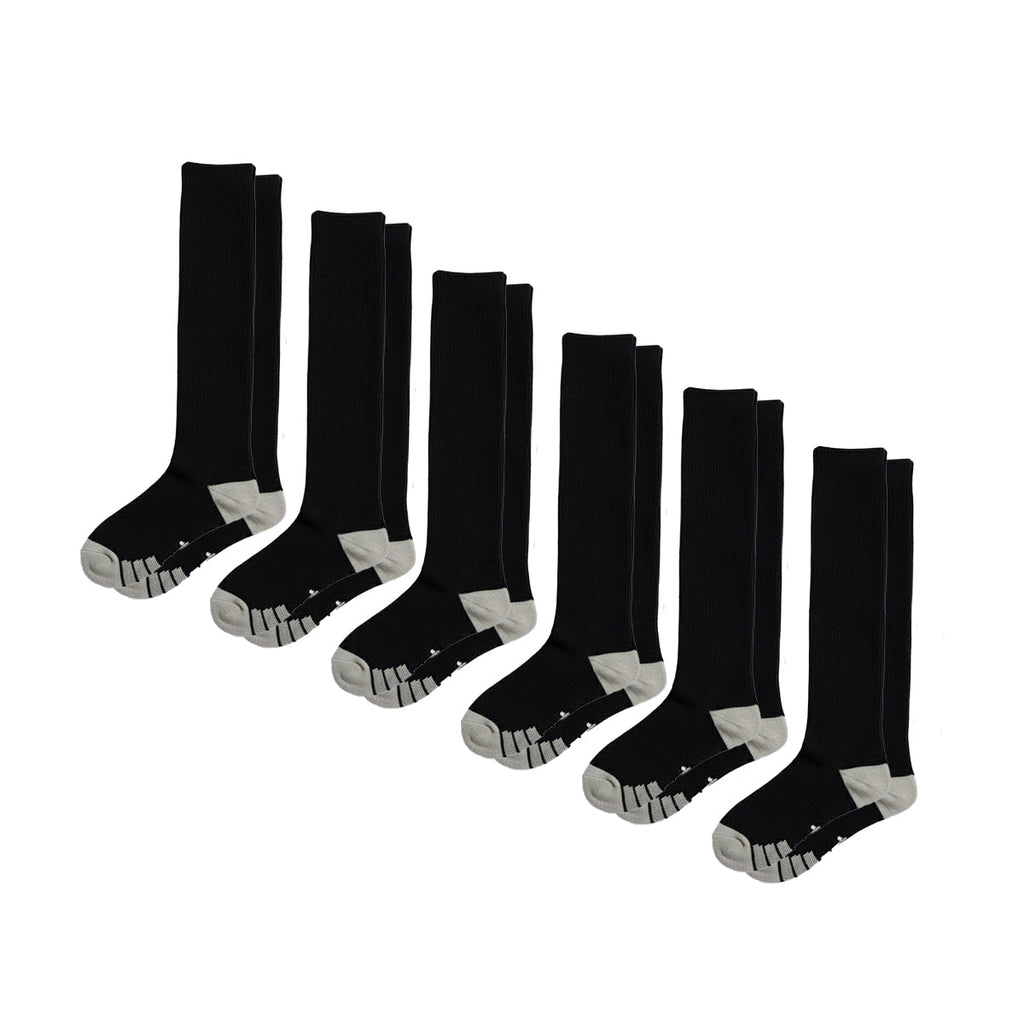 Calcetines Compresión Pack 6 Negro