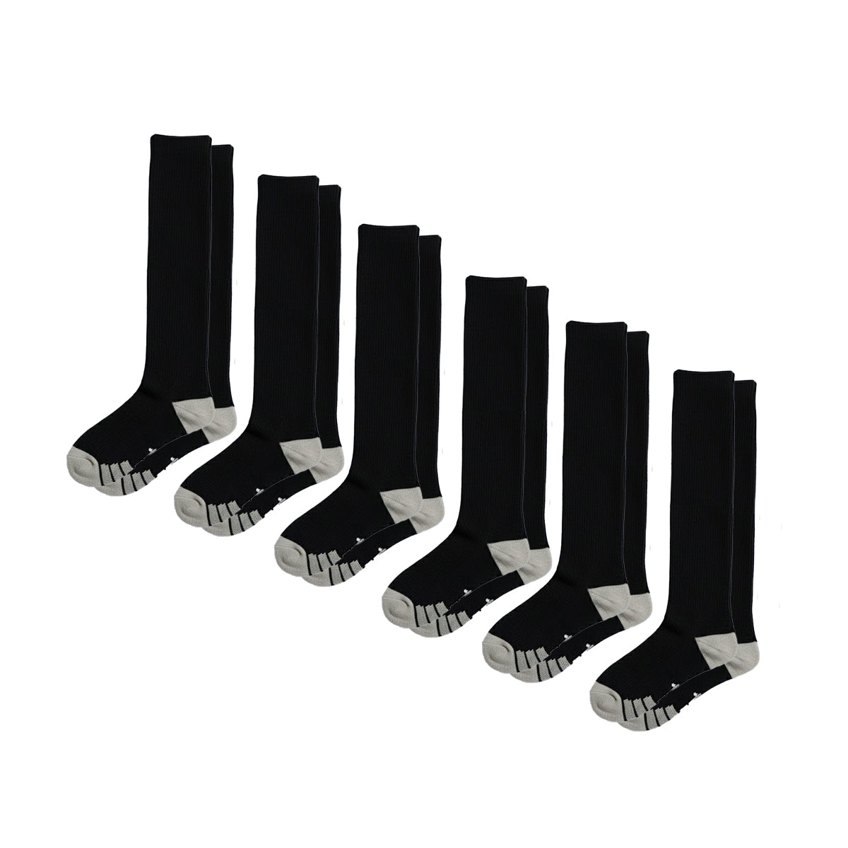 Calcetines Compresión Pack 6 Negro