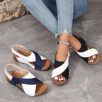 Gela - Sandalias cómodas de punta abierta