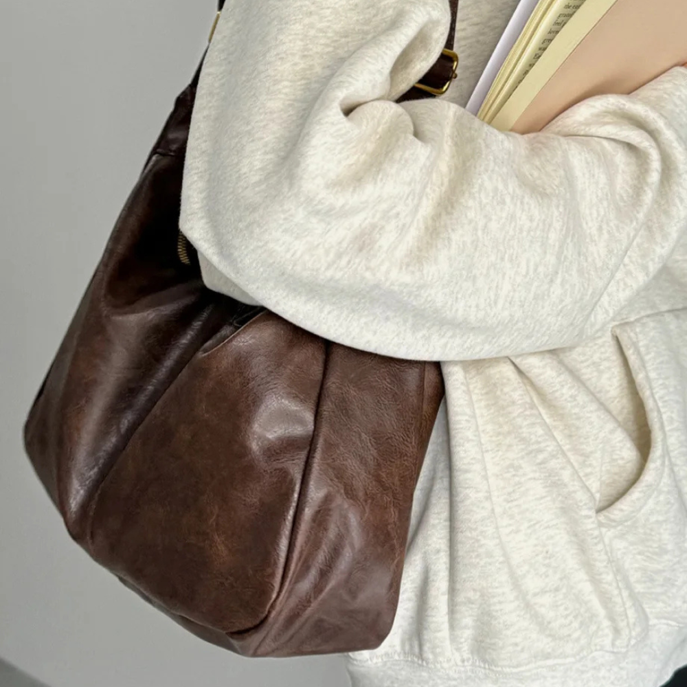 Bolso de hombro California Negro
