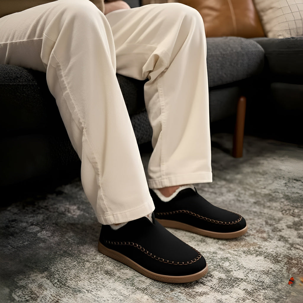 Pantuflas Confort Atom Negro