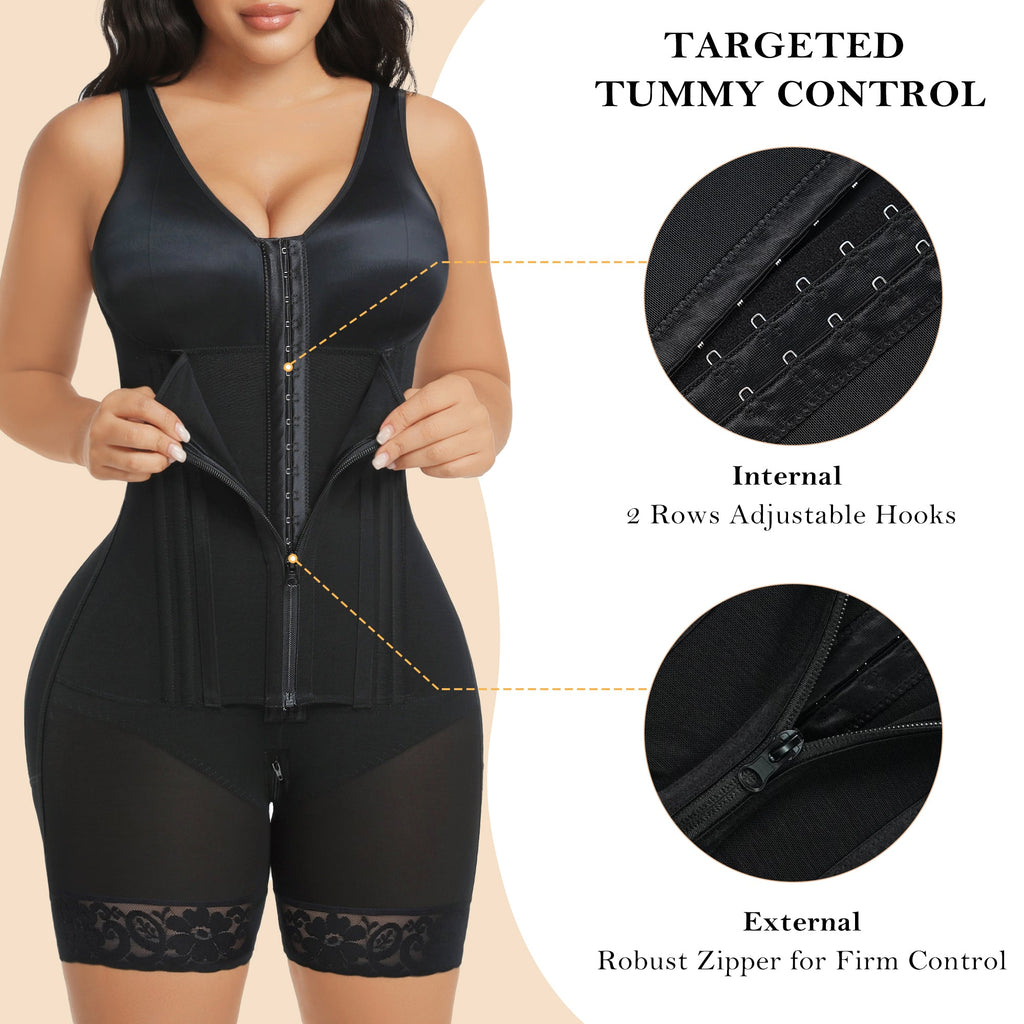 Fajas Colombianas Moldeadoras Overbust para Mujer, Faja de Compresión Postoperatoria para Mujer, Control de Abdomen, Faja de Cuerpo Completo