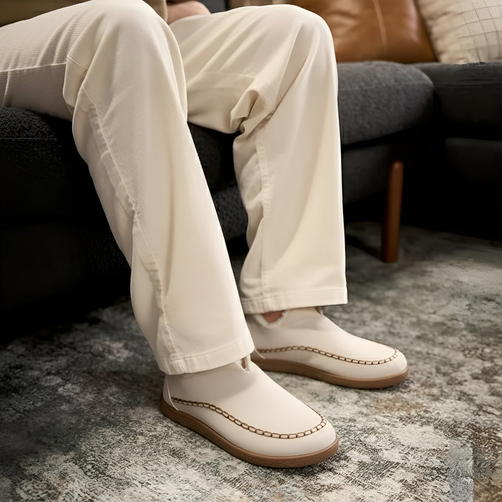 Pantuflas Confort Atom Crema