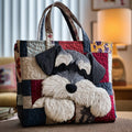 Bolso artesanal con Schnauzer