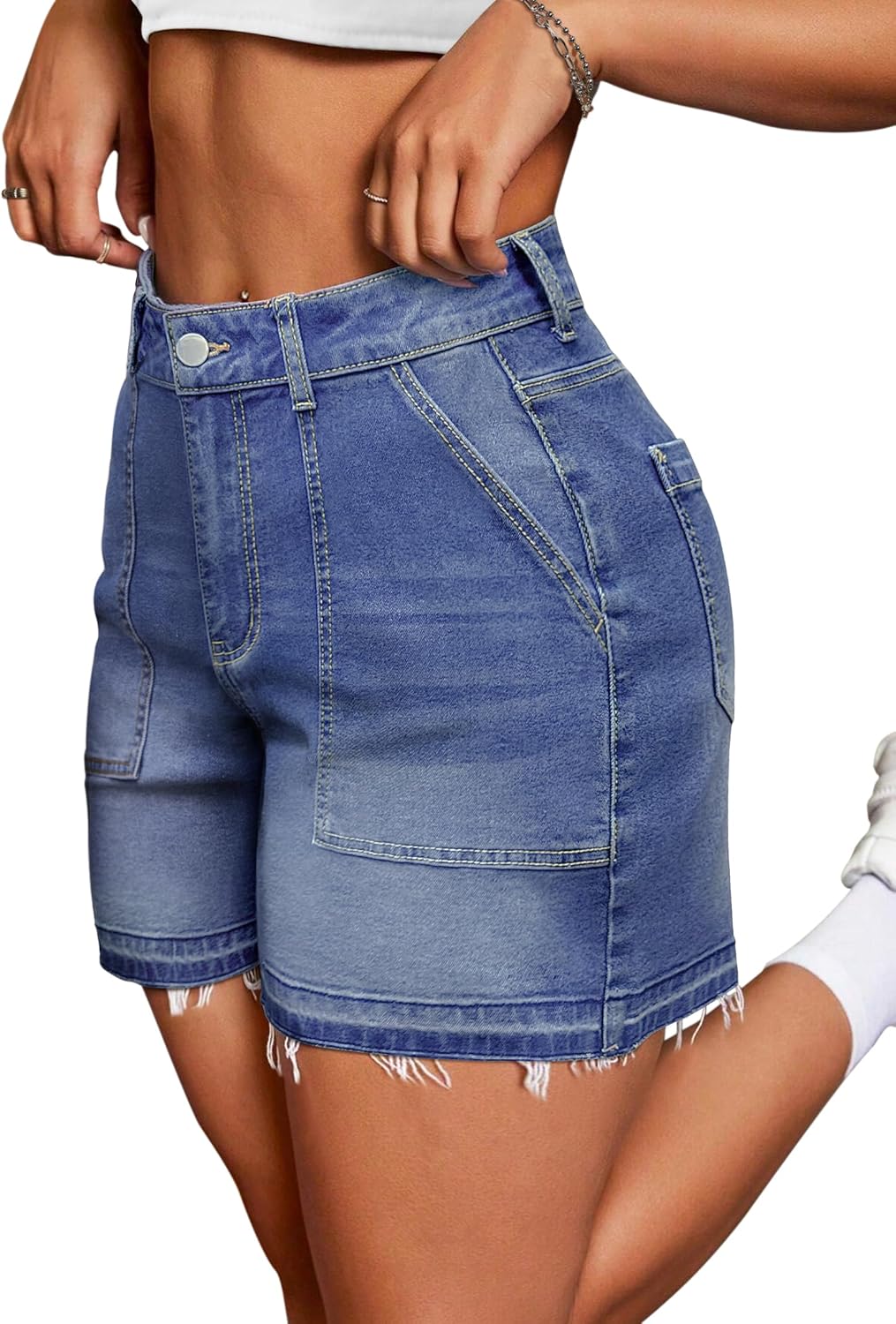 Shorts con control de abdomen, elásticos, frescos & Transpirables