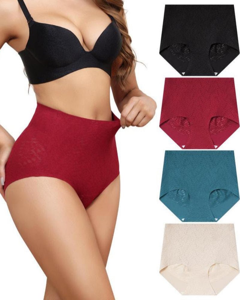 Pantie de talle alto, sin costuras, de cobertura total y invisible.