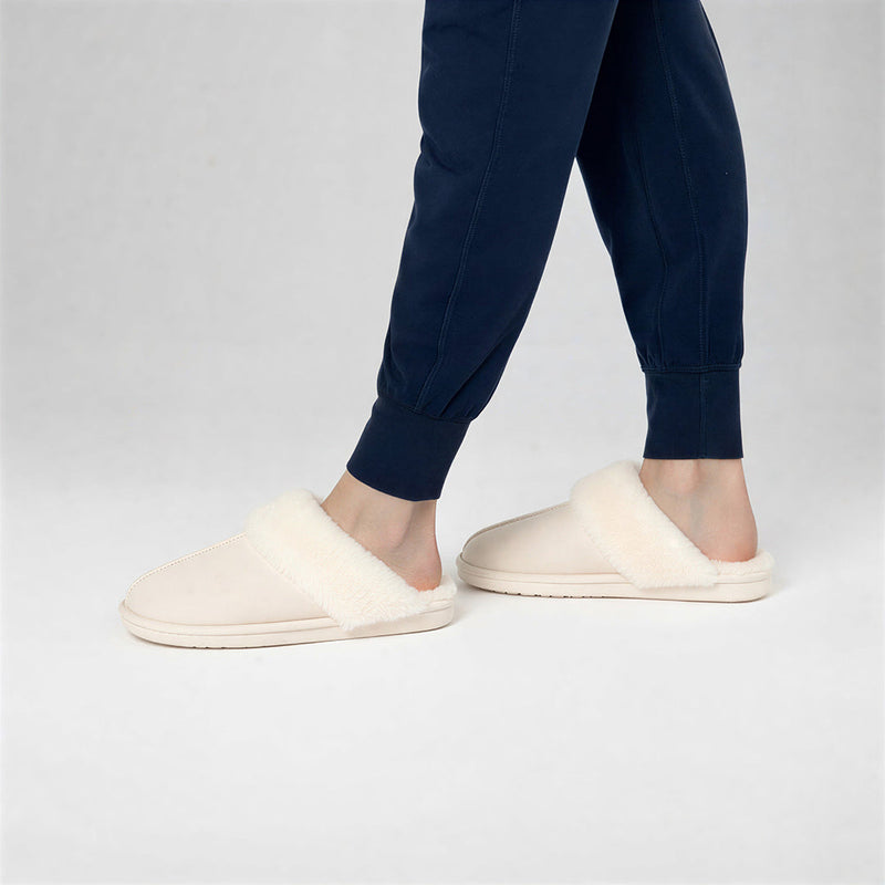 Pantuflas Confort Jane Crema