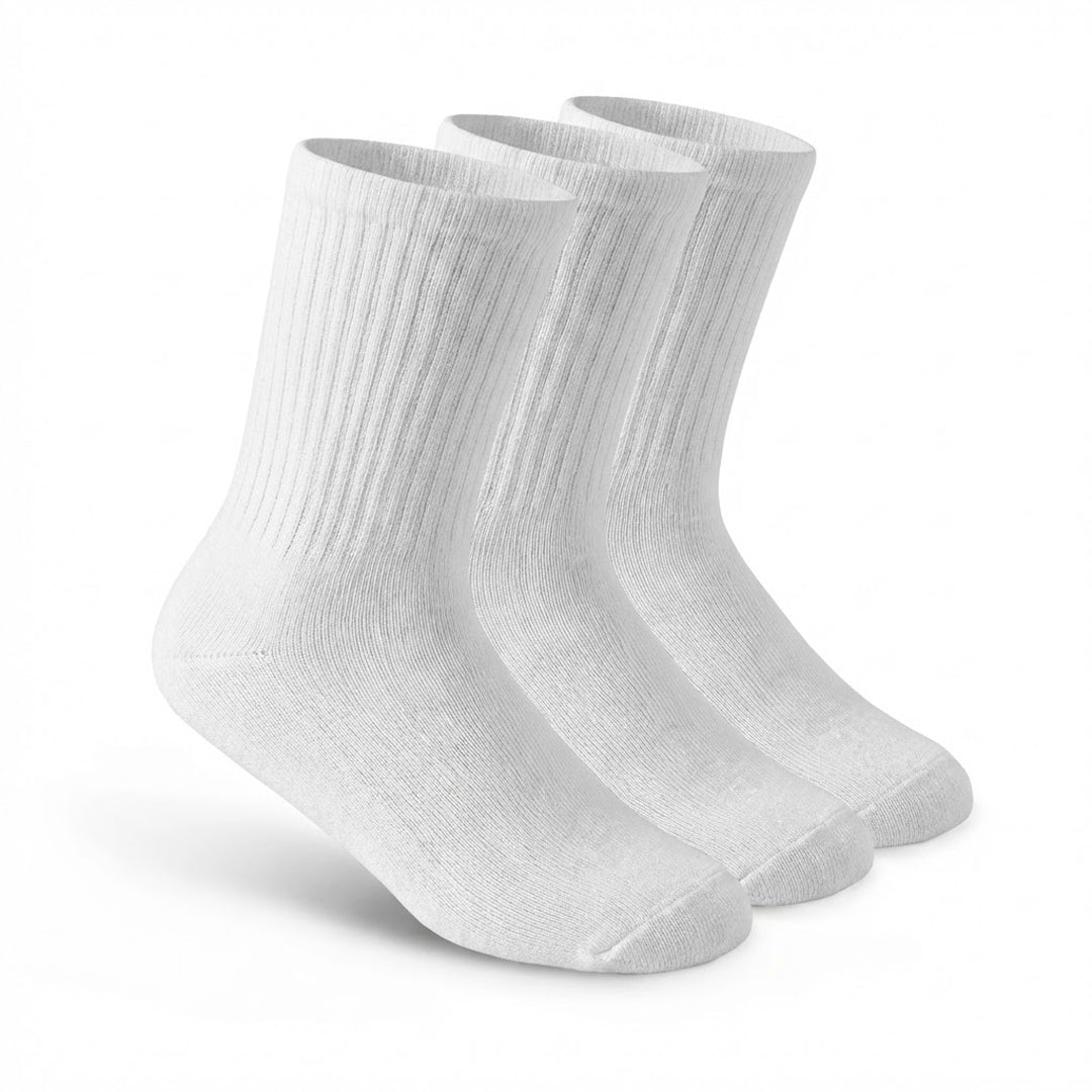 Calcetines Acolchados Pack 3 Blanco