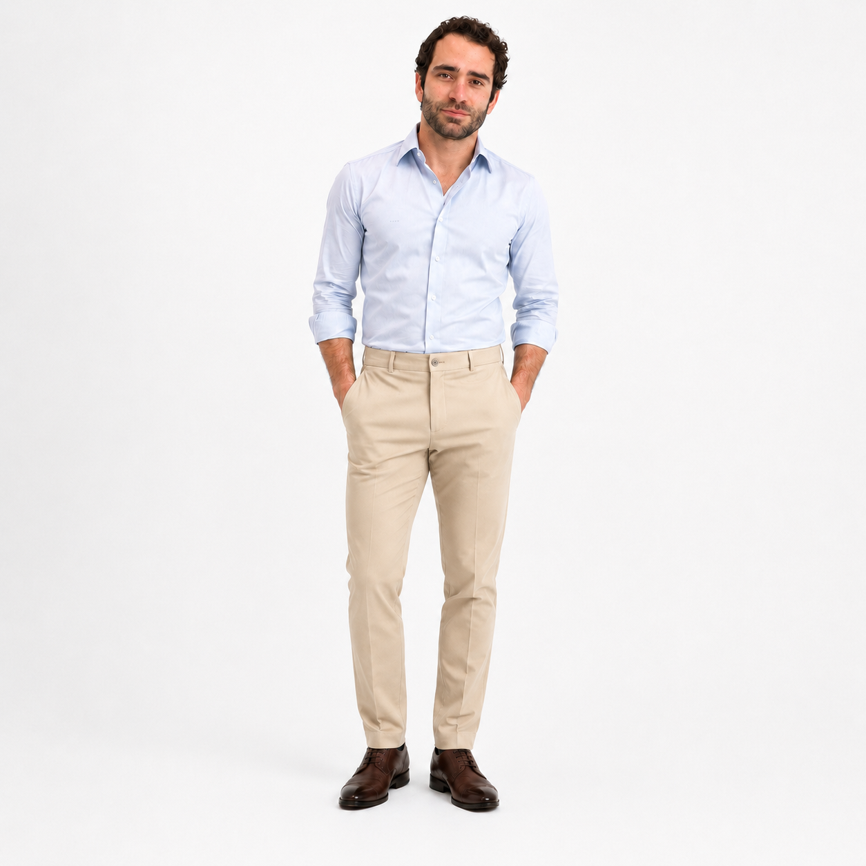 Pantalón Elástico Brillare succes color Beige