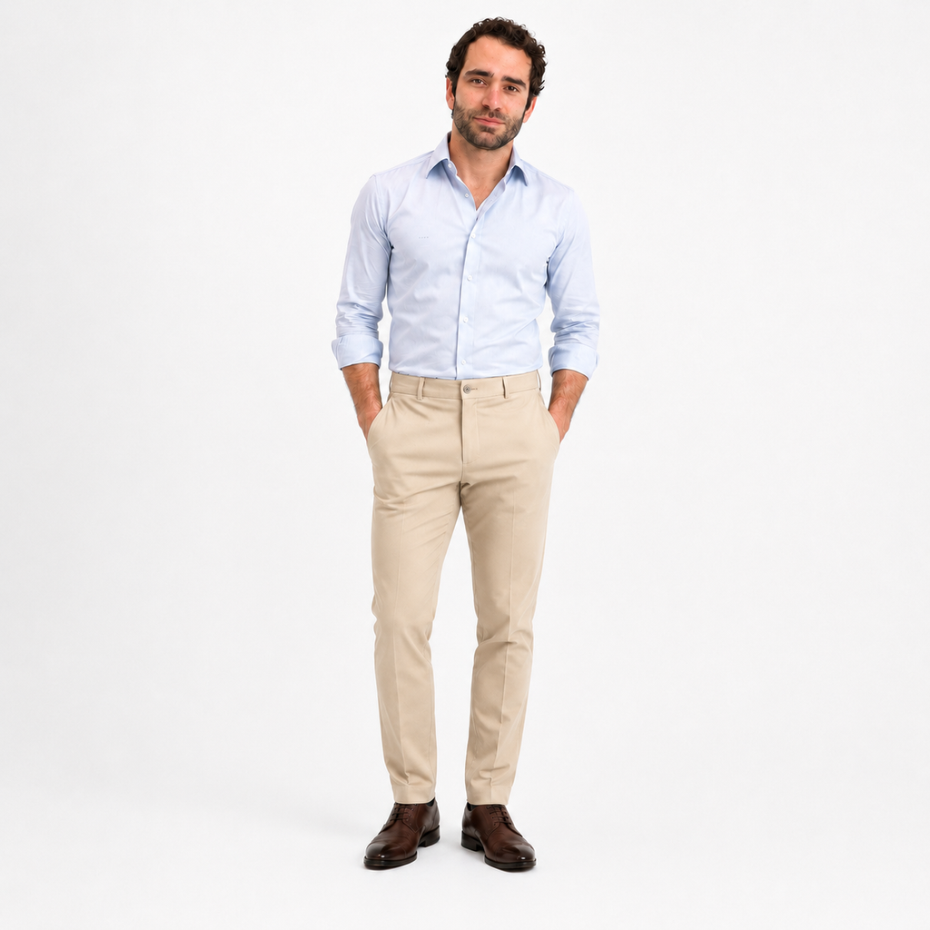 Pantalón Elástico Brillare succes color Beige