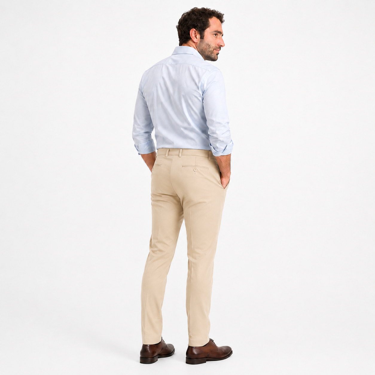 Pantalón Elástico Brillare succes color Beige