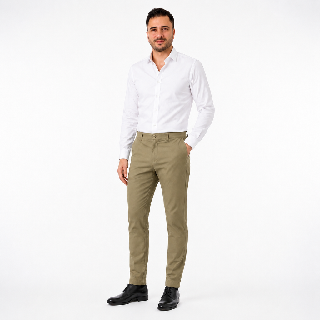 Pantalón Elástico Brillare succes color Kaki