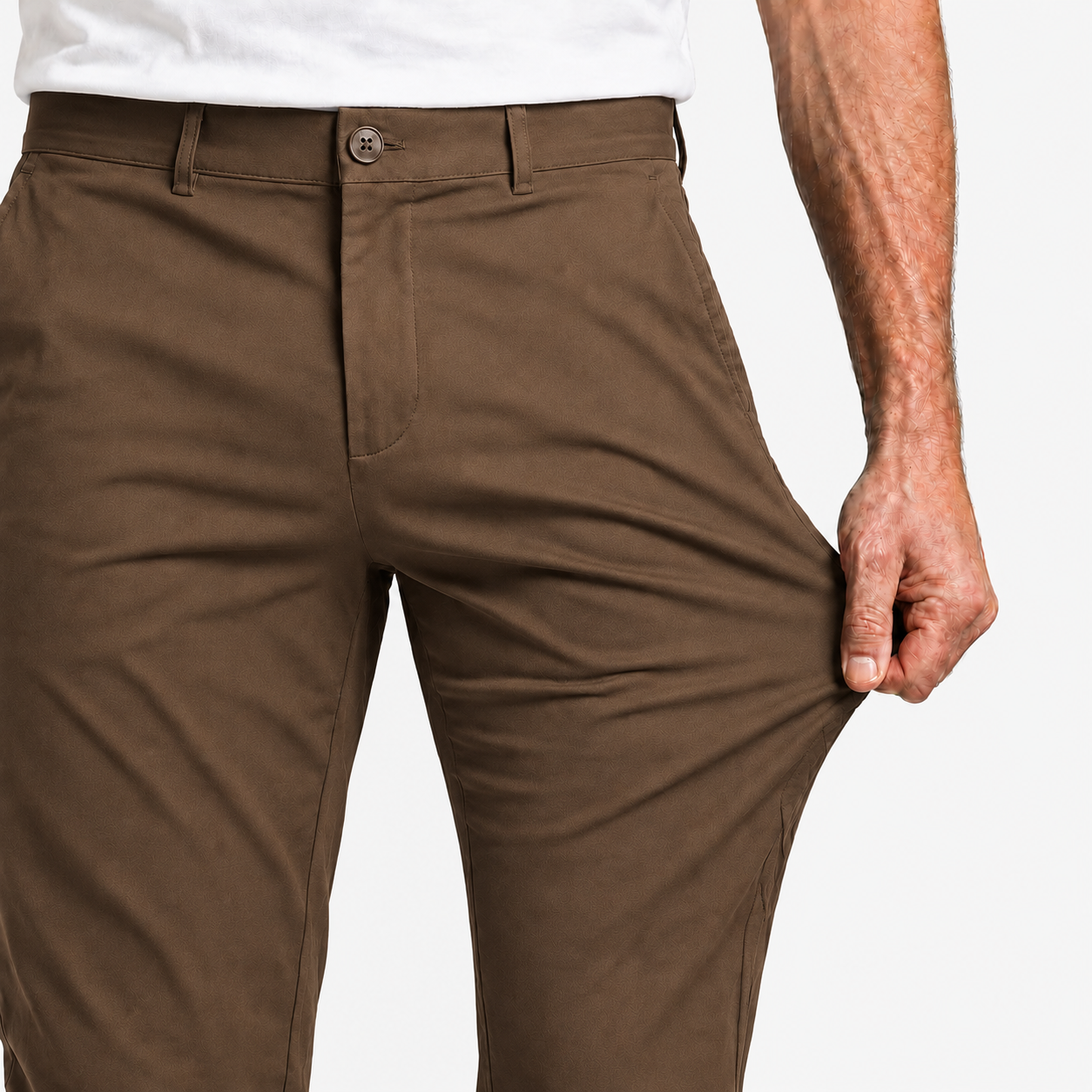 Pantalón Elástico Brillare succes color Cafe