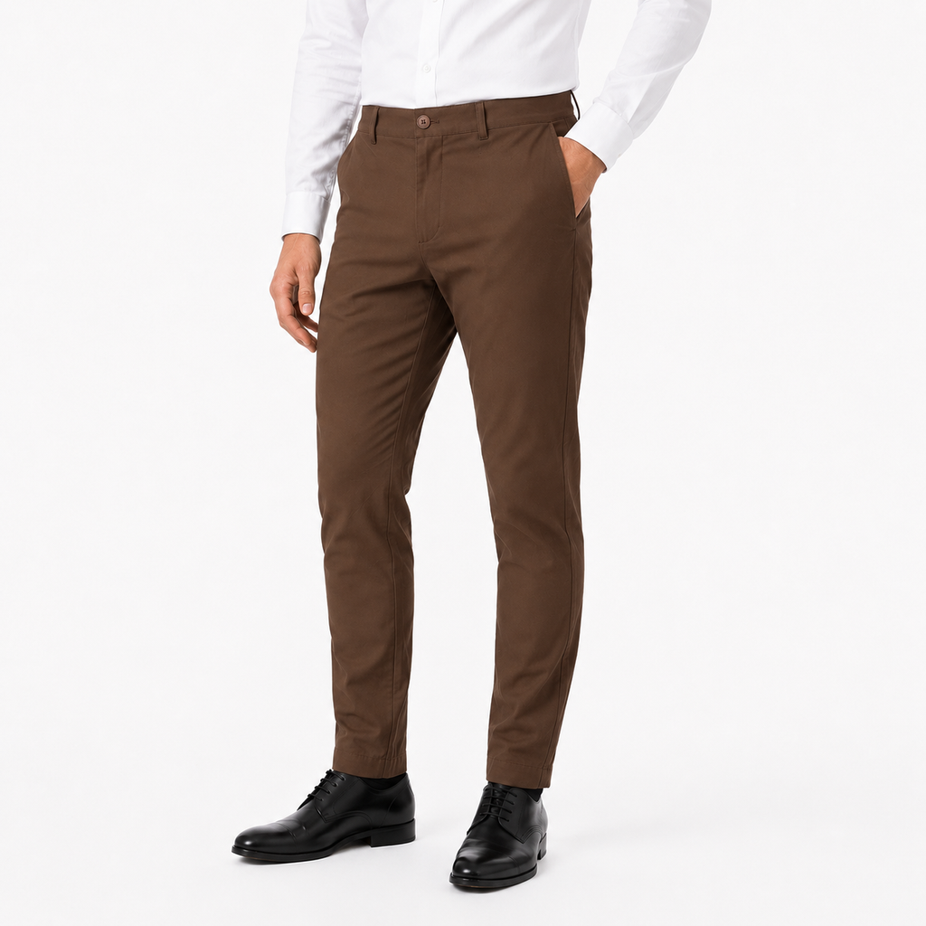 Pantalón Elástico Brillare succes color Cafe