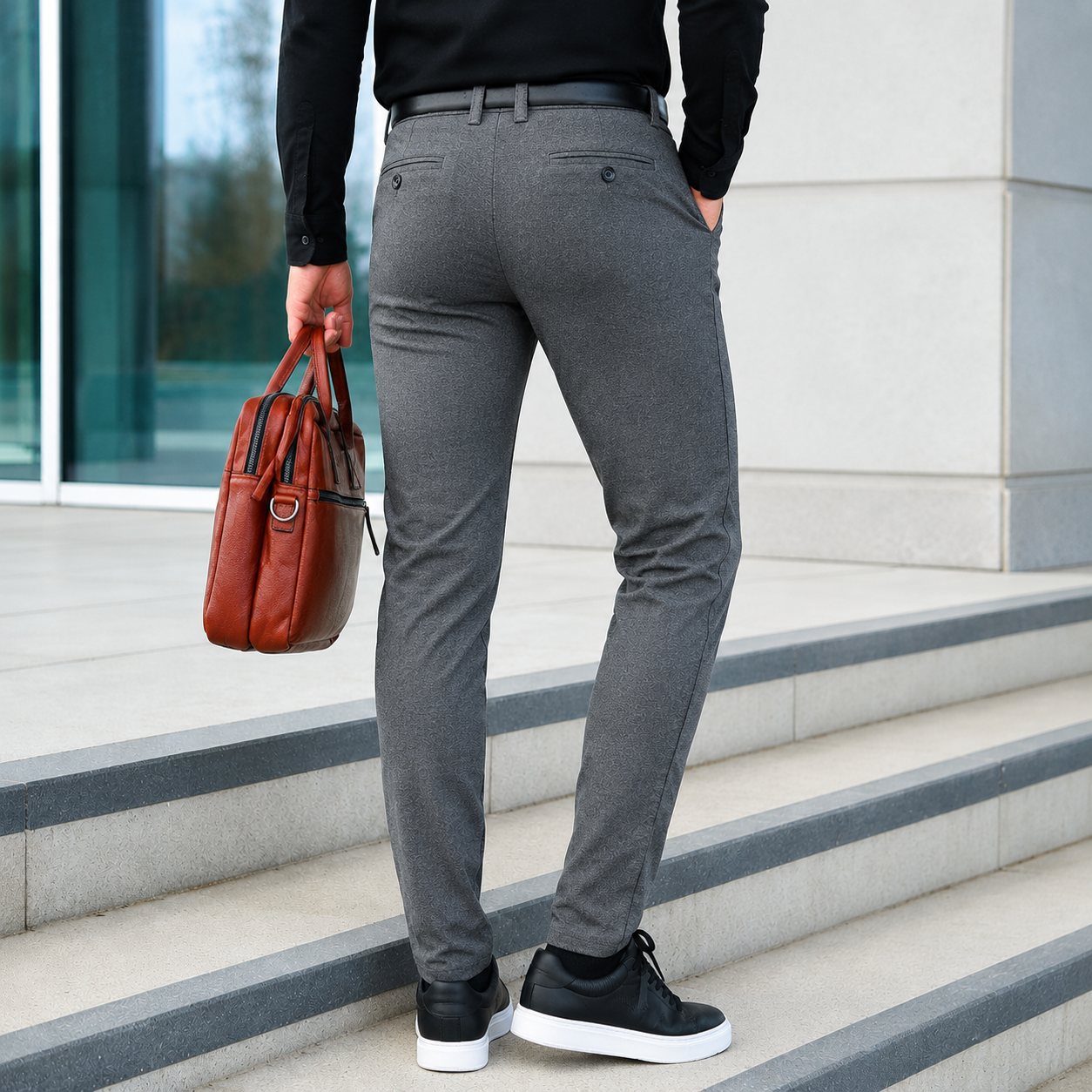 Pantalón Elástico Brillare succes color Gris