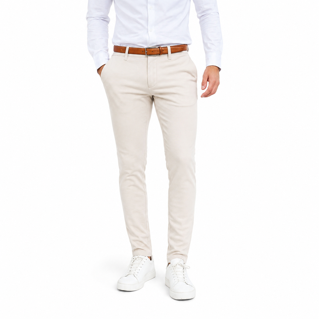 Pantalón Elástico Brillare succes color Blanco luna