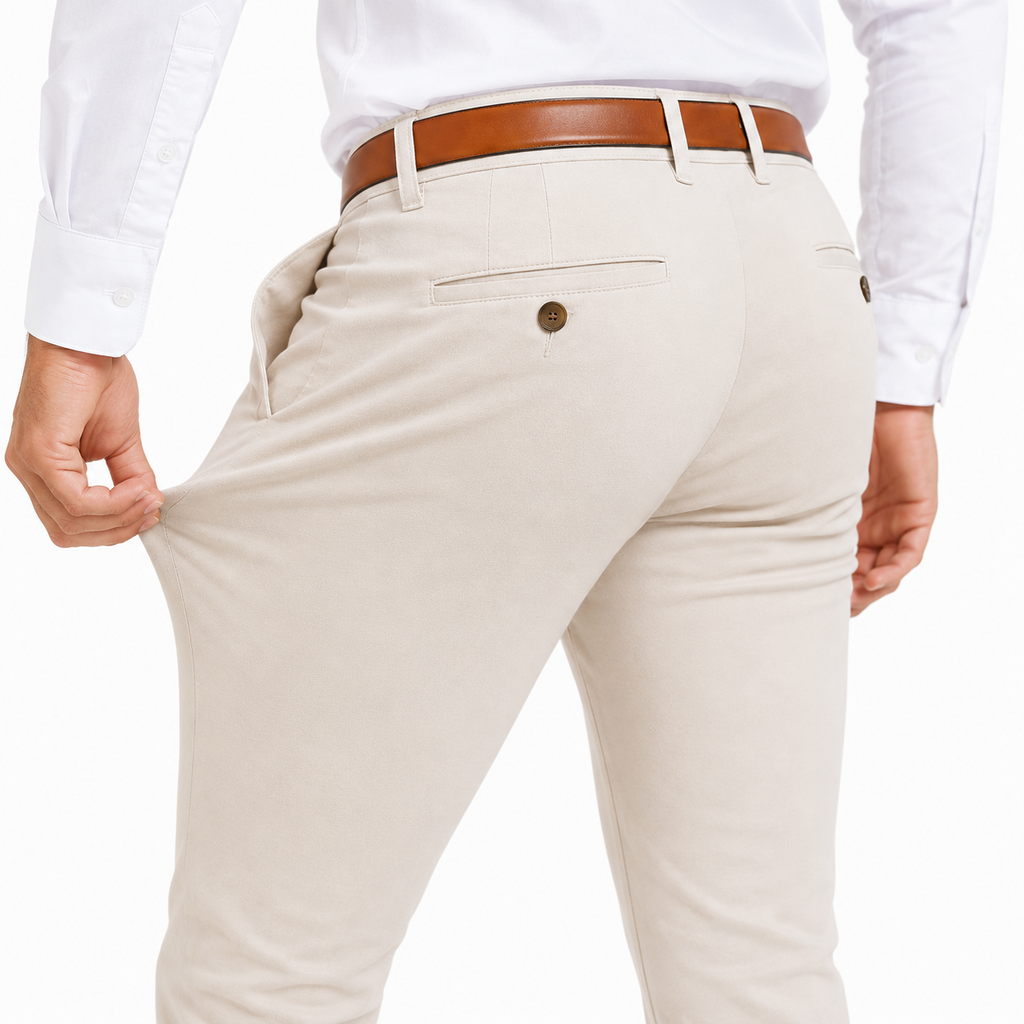 Pantalón Elástico Brillare succes color Blanco luna