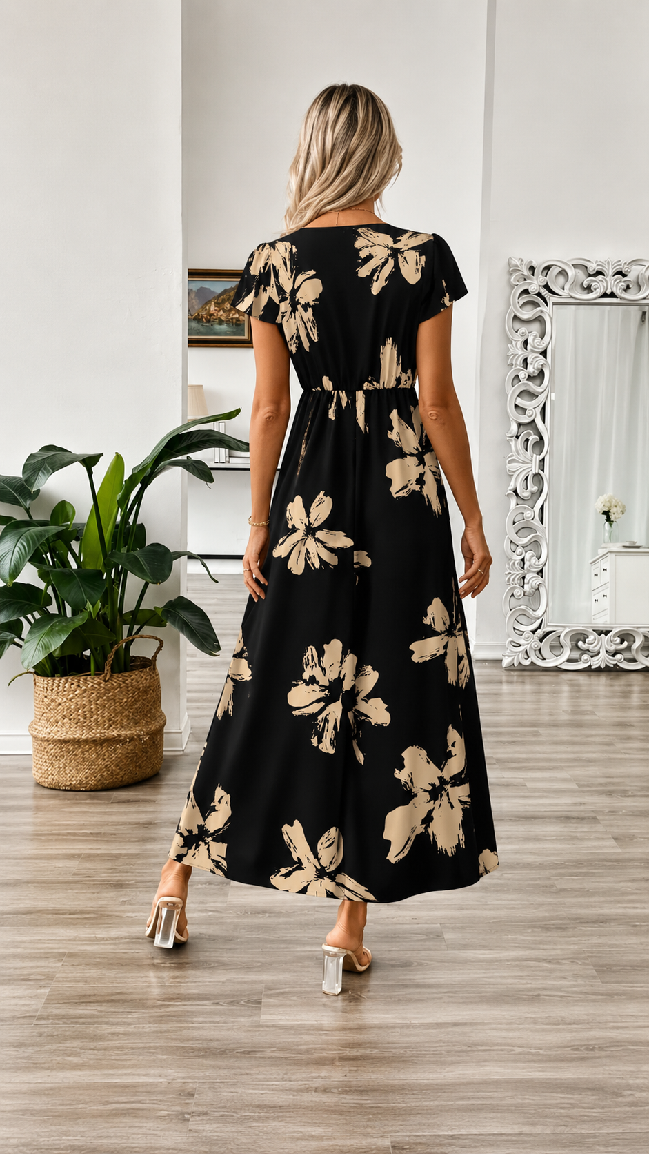 Odessa – elegante vestido de hojas