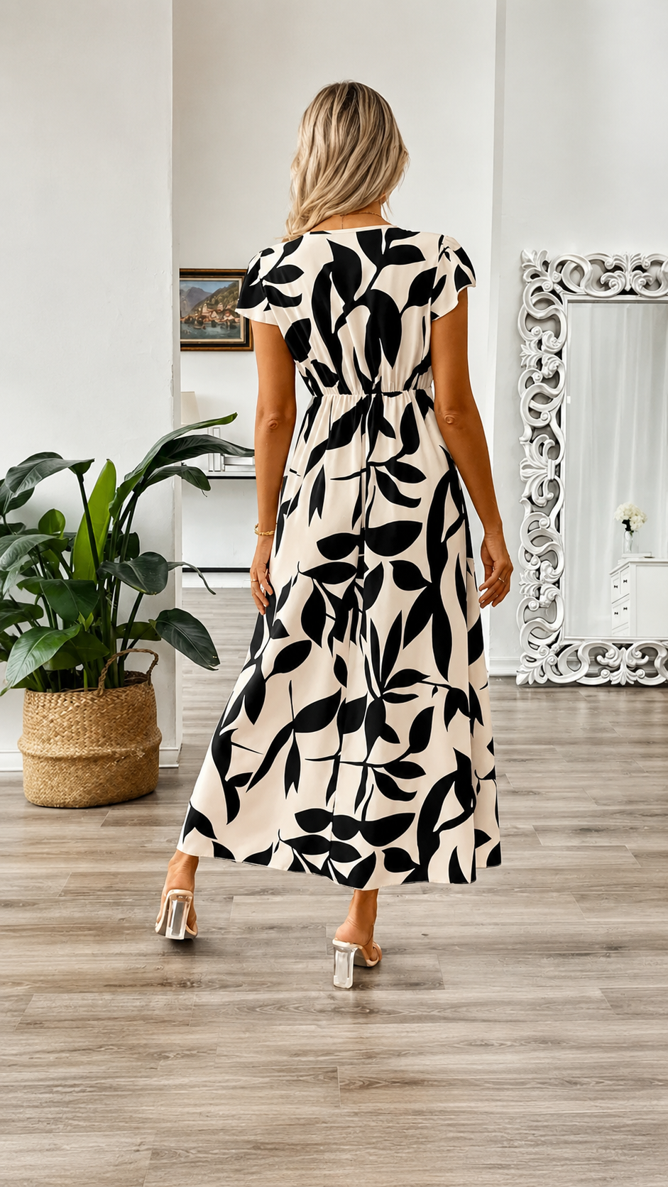 Odessa – elegante vestido de hojas